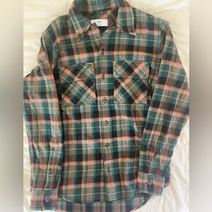 Aritzia Button-Up Flannel Shirt
